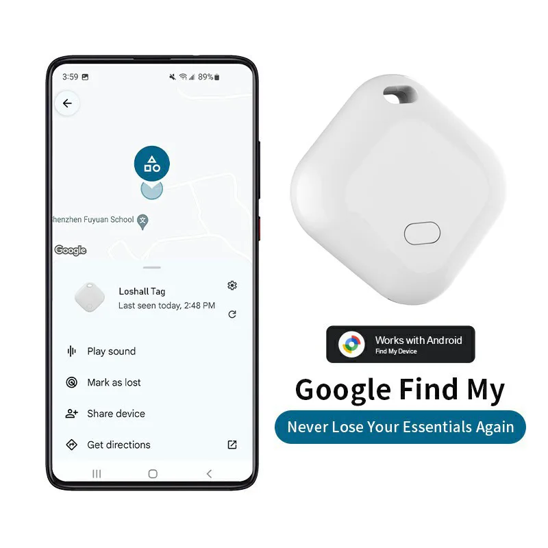 

Bluetooth GPS-трекер для Android Google Find My Device Локатор глобального позиционирования Airtag Smart Tag Finder для автомобиля Детская сумка для домашних животных