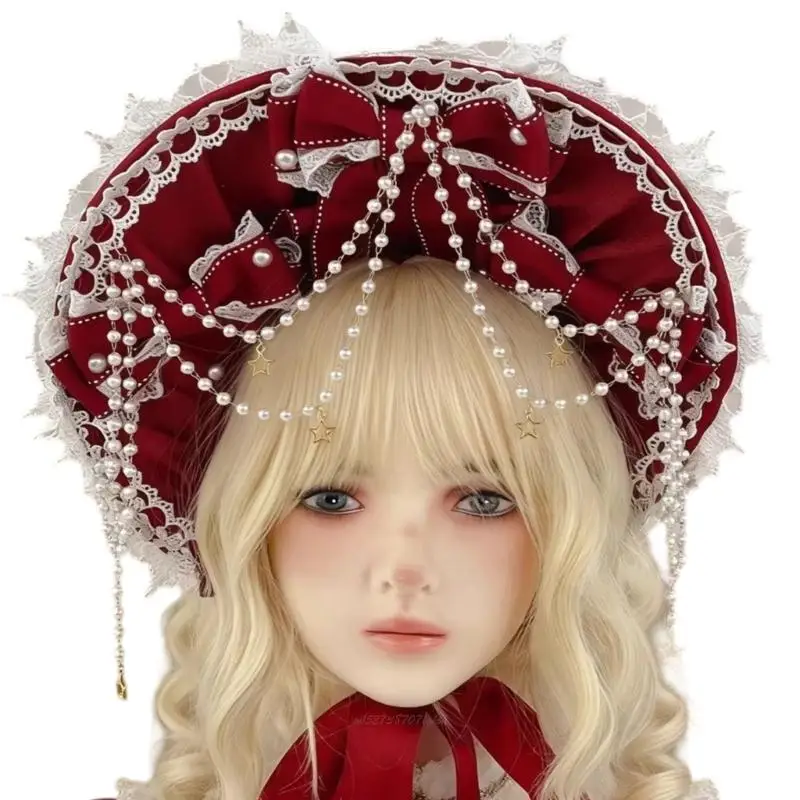 X5XA Fashionable Anime Hat With Fine Stitching Outdoor Event Hat For Tea Parties