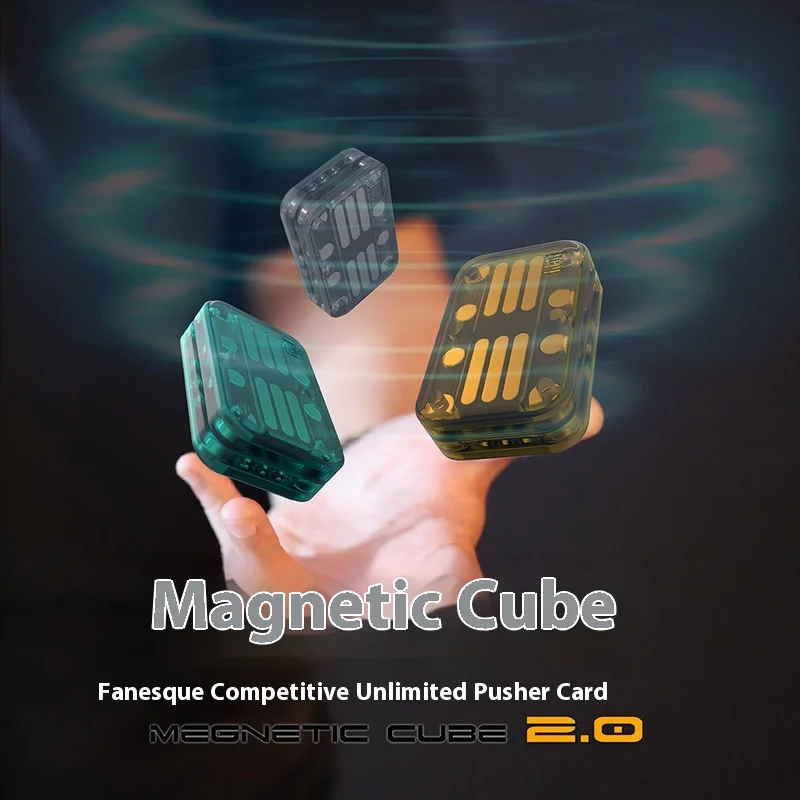 EDC posición infinita bloque magnético bofetada moneda alivio del estrés juguete sacudiendo juego de cartas relajante rompecabezas cubo