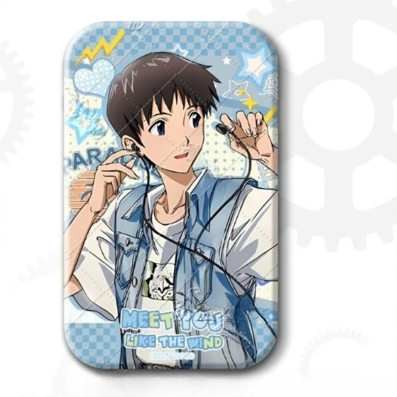 NEON GENESIS EVANGELION Ayanami Rei Asuka Langley Soryu personalità creativa bar distintivo studente spilla ciondolo regali di festa