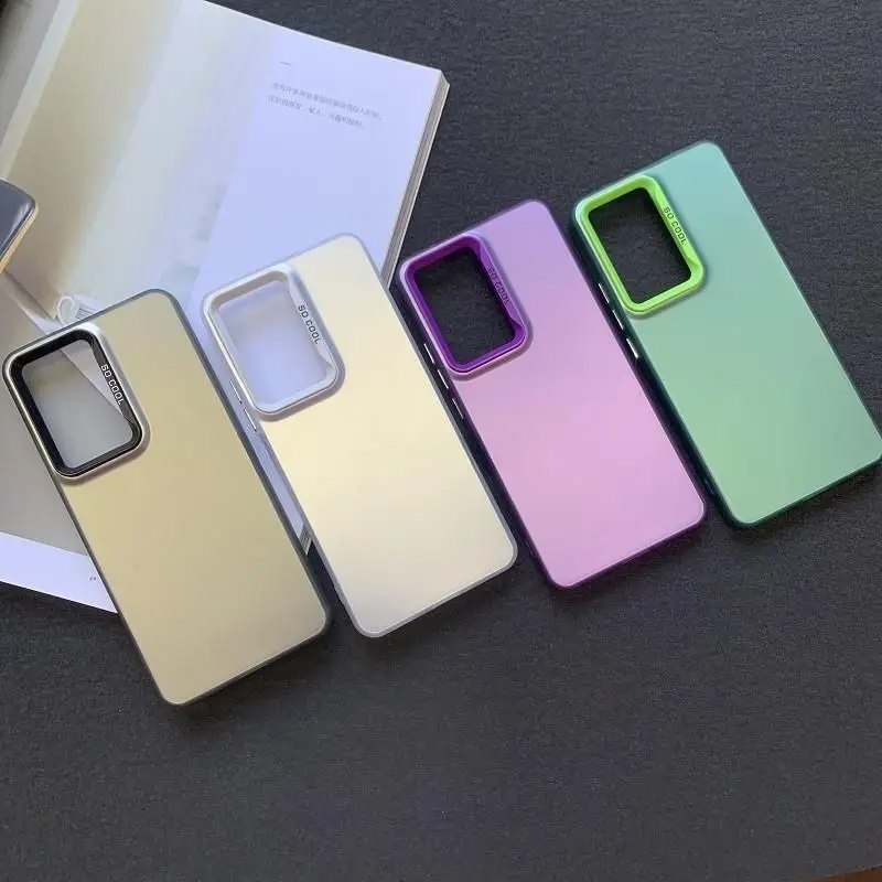 For Samsung S20 FE Case Galaxy S20 + S21 S22 Ultra Cover Metallic IMD Skin Matte Anti-Fingerprint Case Slim Shockproof Protecor