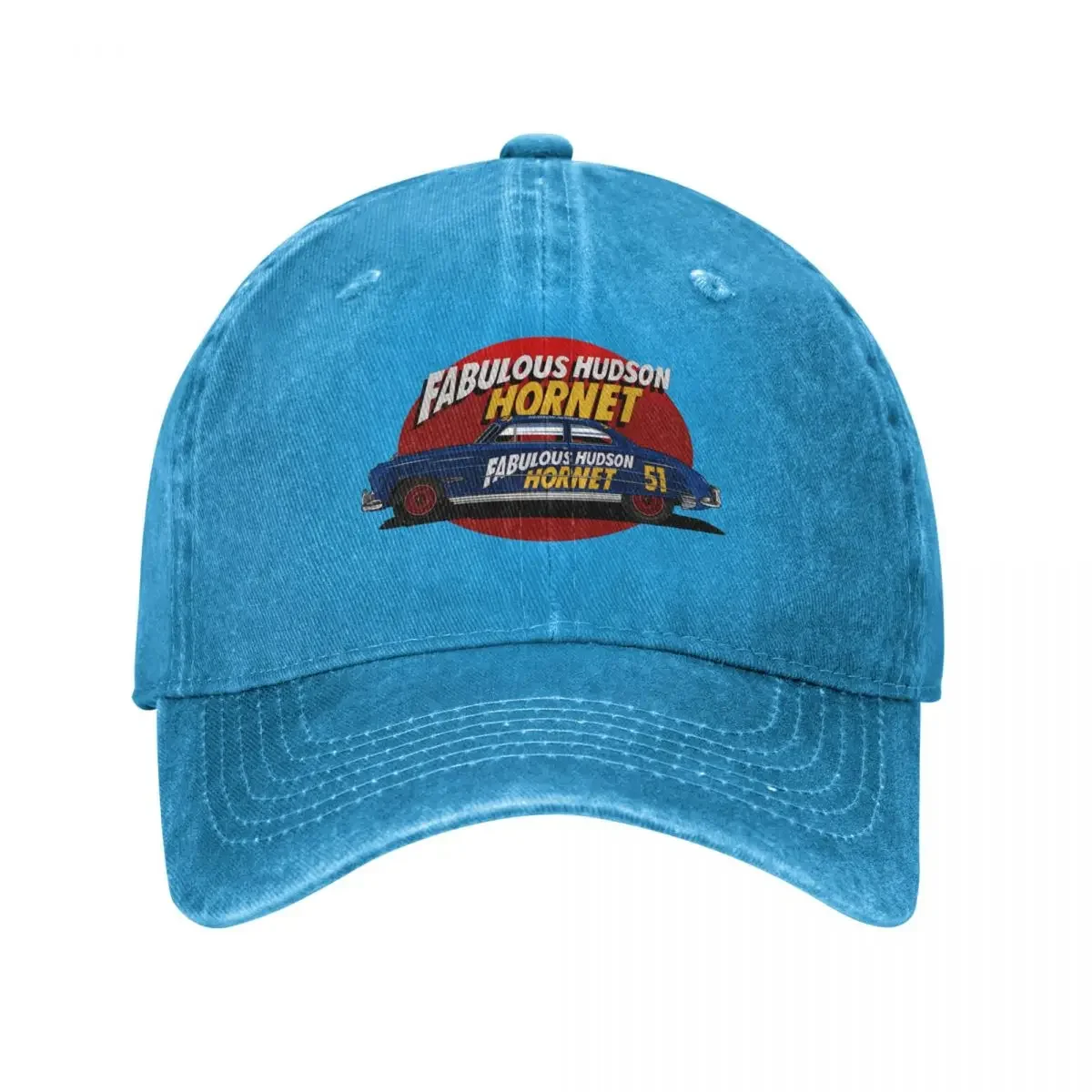 Fabulous Hudson Hornet illustration by petrothings Baseball Cap Hip Hop Designer Hat hiking hat Mens Tennis Women's