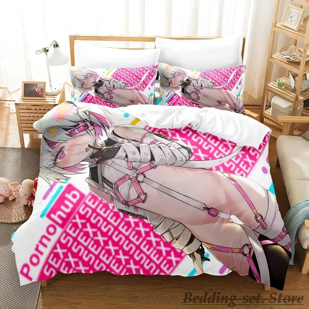 

2023 doHna doHna Bedding Set Single Twin Full Queen King Size Bed Set Adult Kid Bedroom Duvetcover Sets Anime parure de lit Bed