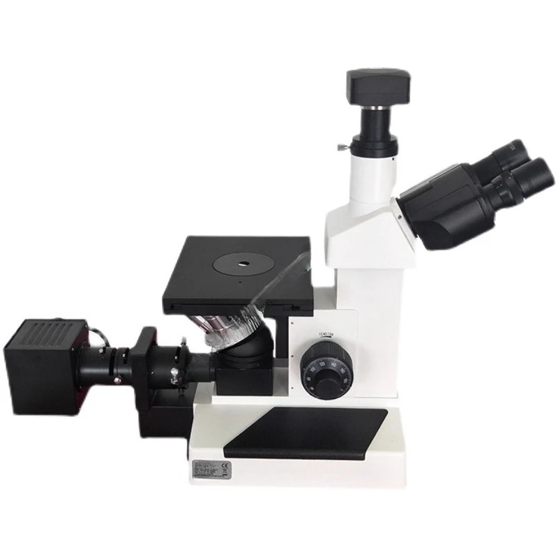 4XC three-mesh inverted tool microscope, metallographic structure carburizing layer thickness measurement