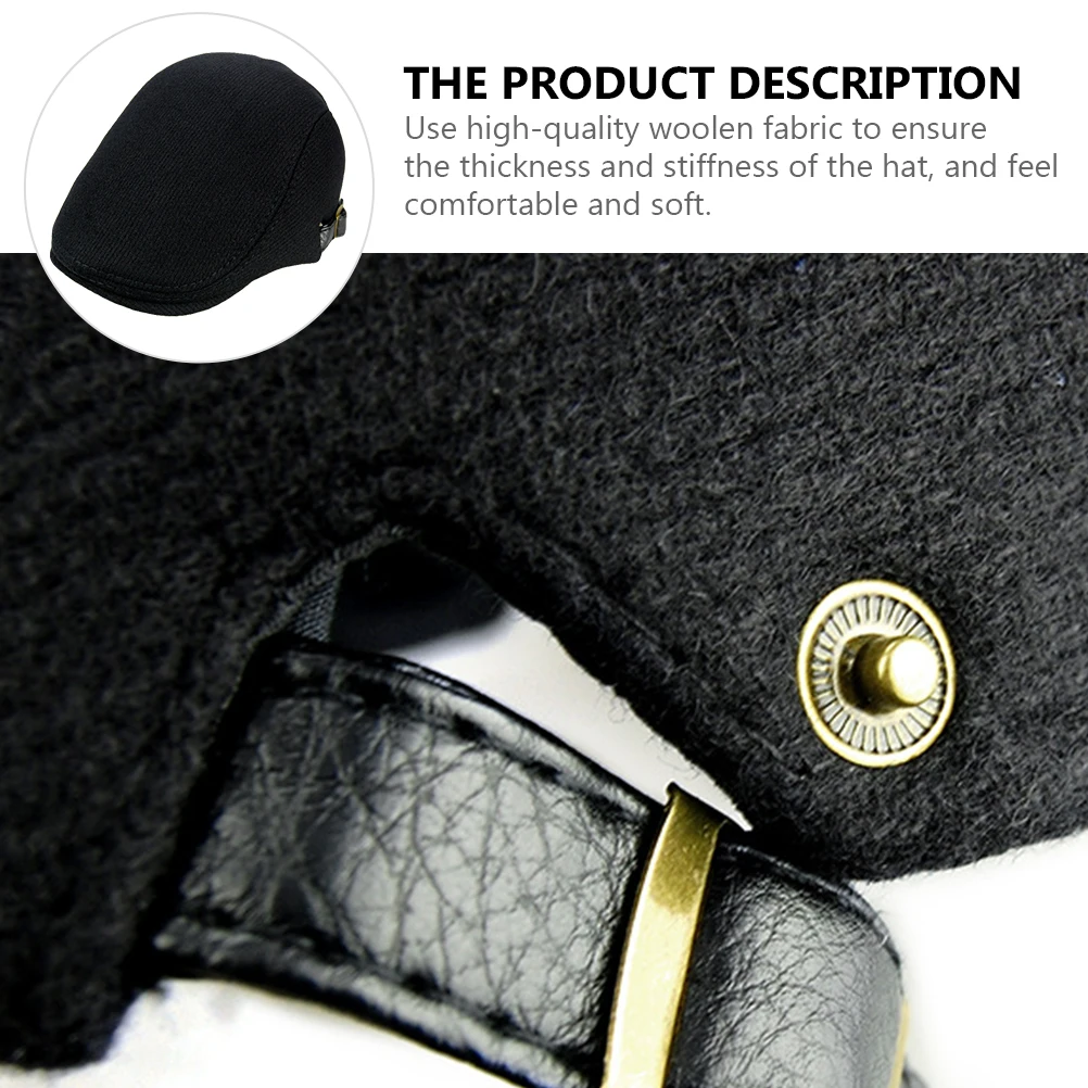 

Beret Peaked Cap Hats for Men Vintage Newsboy Summer Classic Mens Caps Wool Man