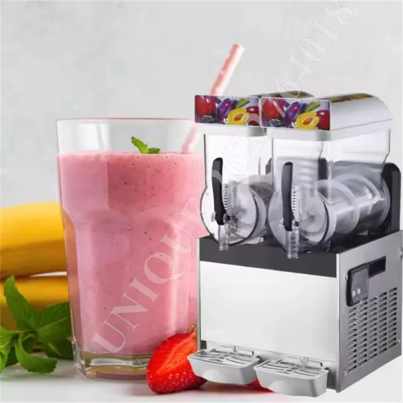 Commercial Juice Machine 15L automatic Single-Bowl Slush Frozen Drink Machine Margarita Smoothie Maker for Restaurant Bar