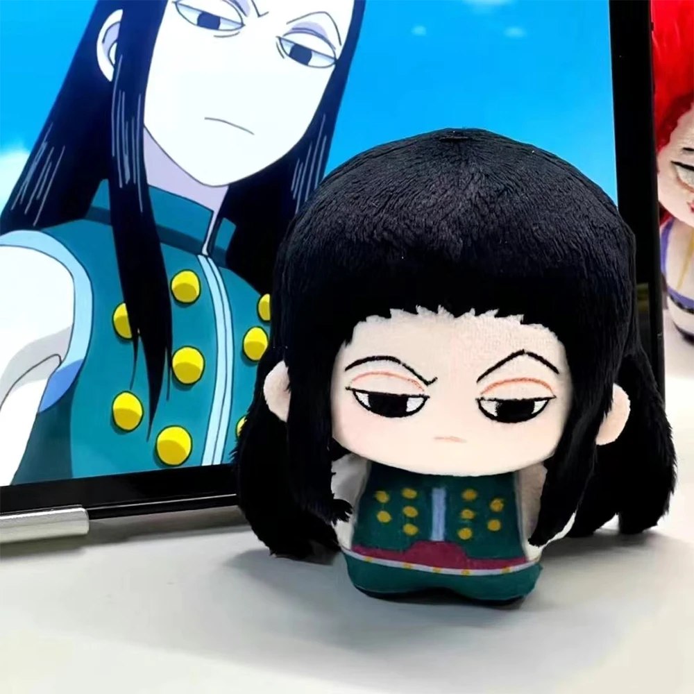 Anime Plush Toys Hisoka Illumi Zaoldyck Plushie Stuffed Cotton Doll Cute Soft Anime Figure Model Pendant Keychain Gift For Fans