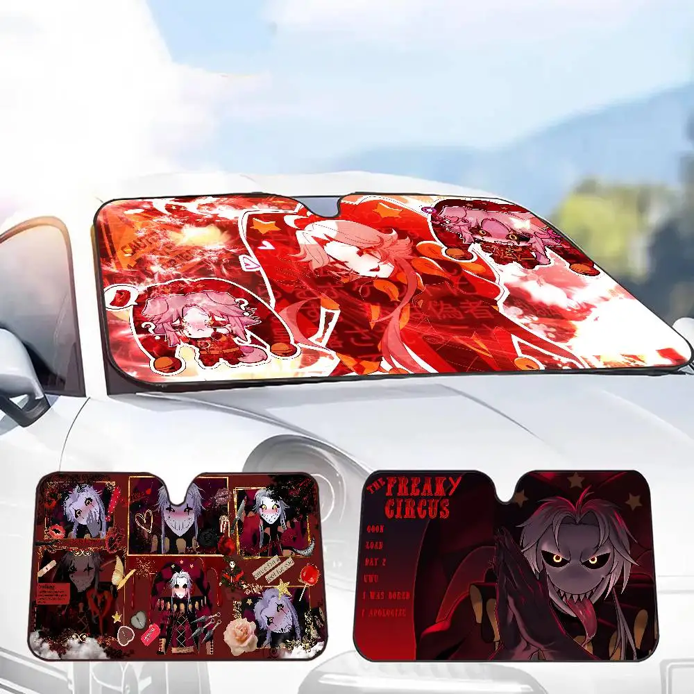 

Anime The Freak Circus Car Window Sun Shade Windshield Anti-UV Protection Front Rear Windshield Block Cover Visor Accessories