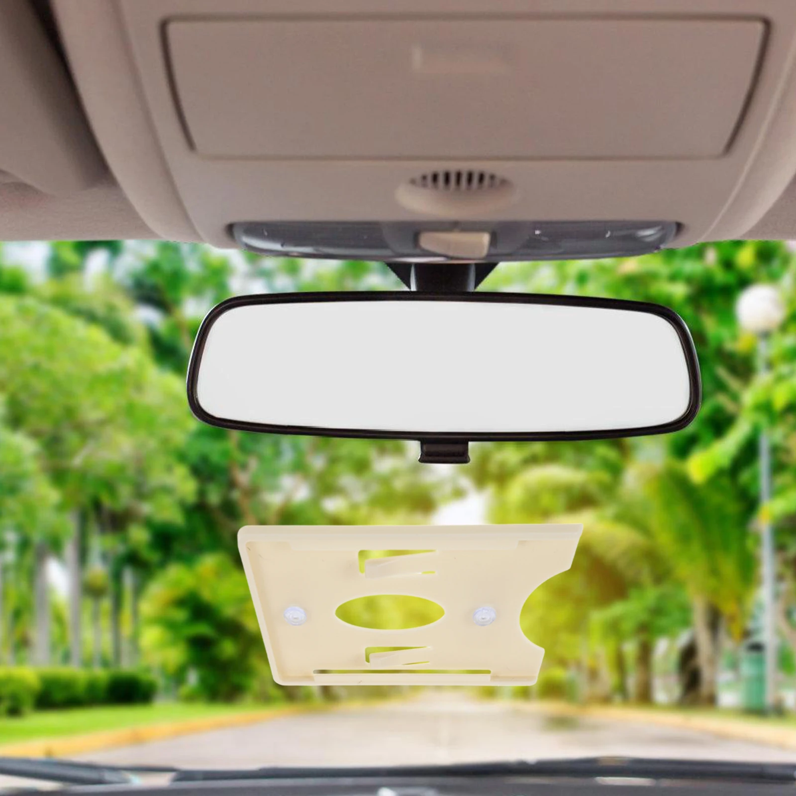 

Car Windshield ETC Card Holder Suction Cup Parking Permit Mount IC Card Sleeve Coin Accessories Vehicle Management