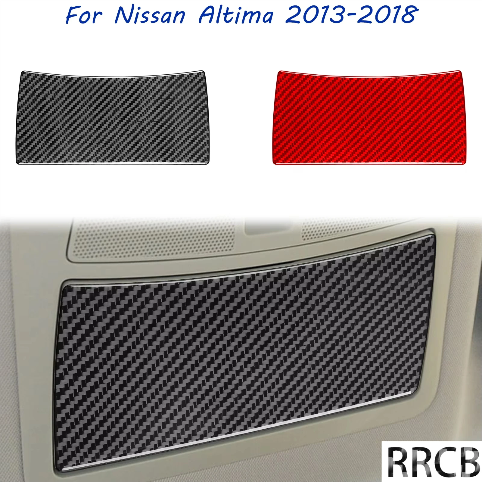 

For Nissan Teana Altima 2013-2018 Carbon Fiber Visor Glasses Case Accessories Interior Trim Tuning Cover Stickers Auto Decal