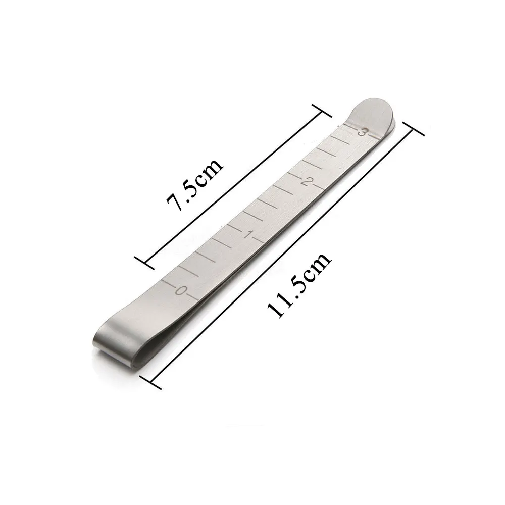 1pc Sewing Clip Stainless Steel Hemming Clips Metal Crimping Clip Fabric Measuring Ruler Quilting DIY Sewing Clip Tools