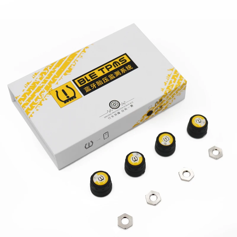 نظام مراقبة ضغط الإطارات BLE TPMS عالي الأداء يدعم هاتف Android IOS TPMSII Bluetooth 4.0 أو فوق مستشعر Tpms