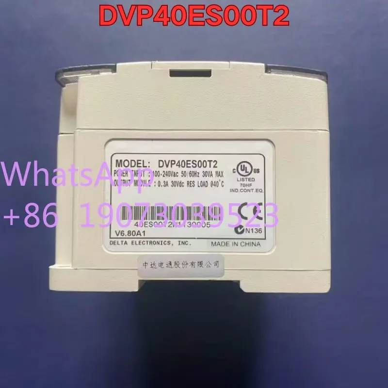 اختبار وظيفة وحدة PLC المستعملة DVP40ES00T2 عادي