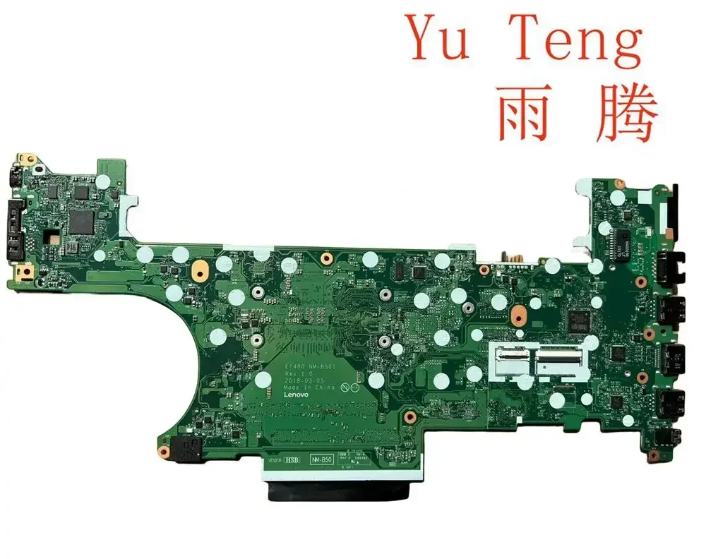 NM-B501 cocok untuk laptop Lenovo ThinkPad T480 yang dilengkapi dengan motherboard prosesor i5 generasi kedelapan, uji 100% OK kirim
