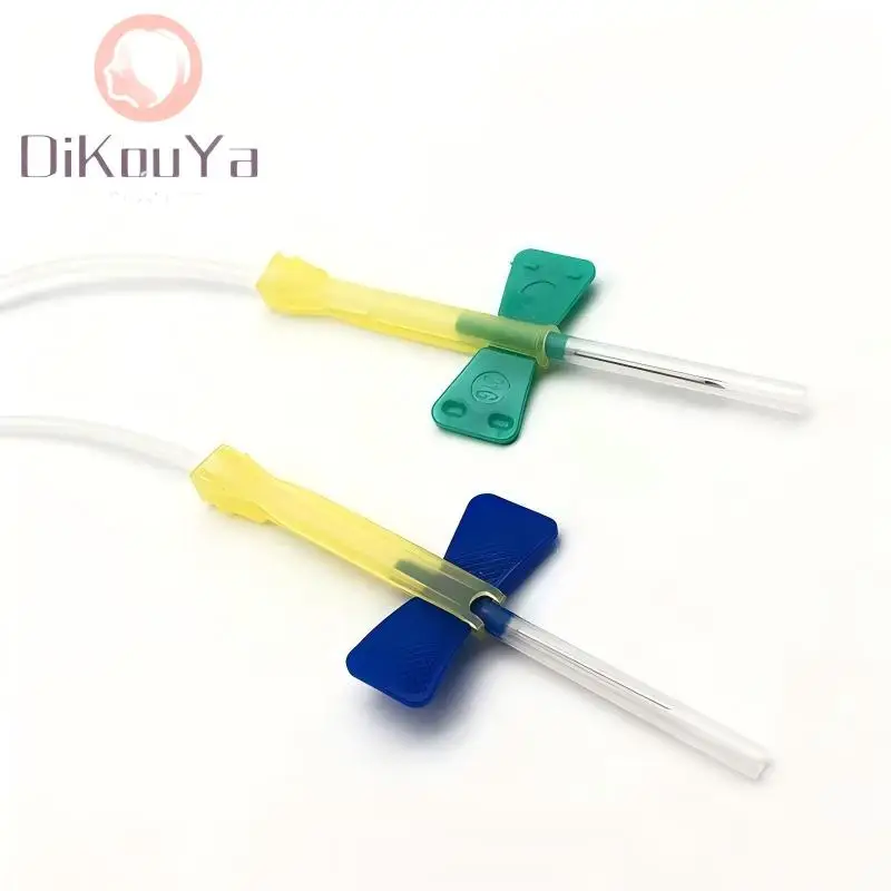 

100pcs/box Disposable Butterfly Blood Collection Needle double wing type Blood Collection Needle Pet Care Room Cat Dogs Animal