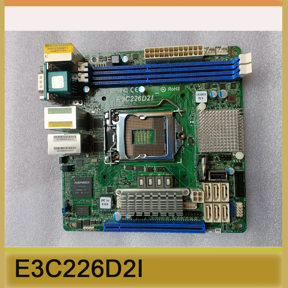 For ASROCK Server Motherboard LGA1150 V3V4 DDR3 E3C226D2I