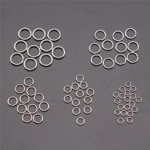 5mm Jump Rings Accessories Stainless Steel Jump Rings & Split Ring For Jewelry Making DIY Jewelry Findings Jewelry Accessories 3mm 4mm 5mm 6mm 7mm
