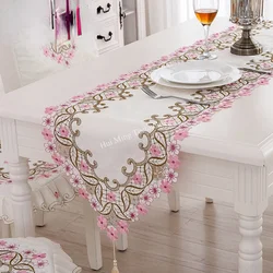 Table Runner For Dining Table Runners Europe Embroidered 40*200cm Fresh Tv Cabinet Cover Modern Table Cloth Flag Wedding Party