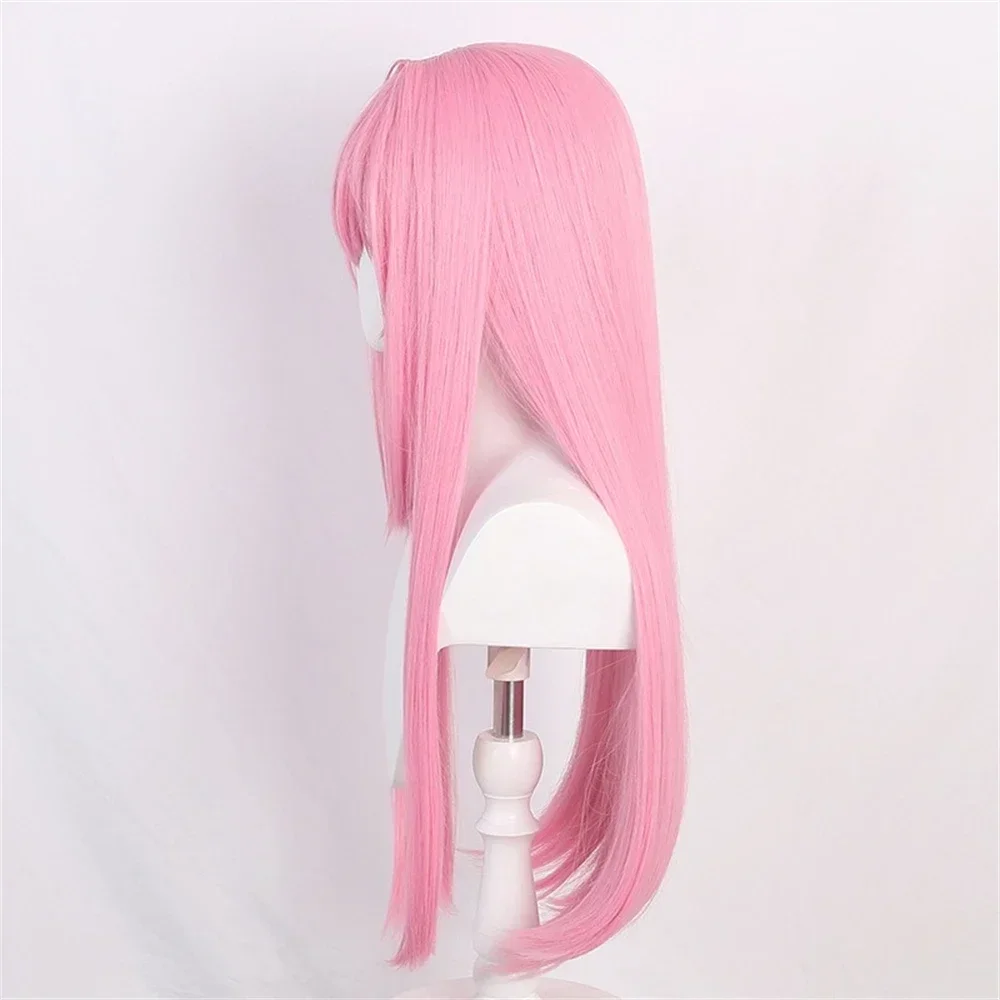 Gotō Hitori Bocchi The Rock Cosplay Pruik Schattig Cool Girl Roze Lange Rechte Synthetische Pruik Anime Comic Con Coser Prinses Pruik