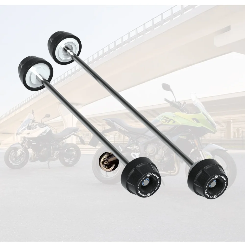 

For Triumph Trident 660 / Tiger Sport 660 2021-2026 Motorcycle Front Rear Axle Fork Crash Slider Wheel Protector