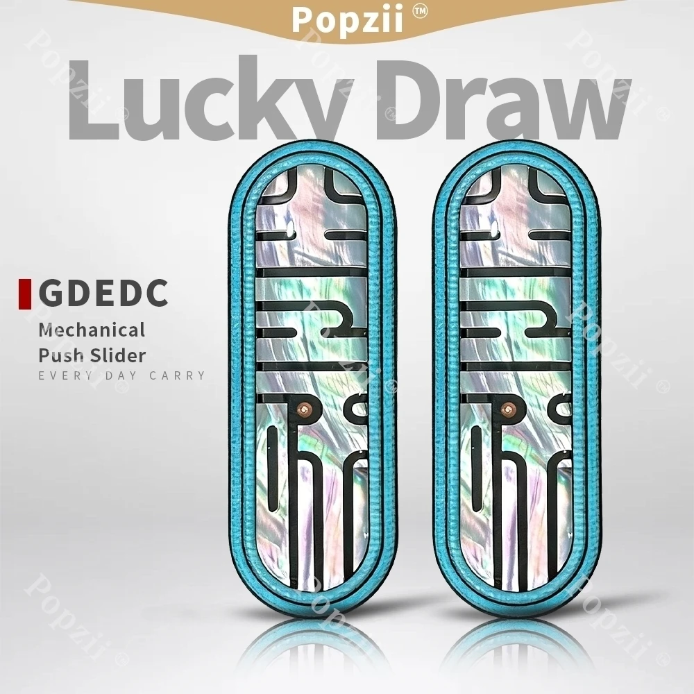 

GDEDC Intensive Mechanical Push Slider Fingertip Gyro Luminous Coating Adults Stress Relief Toy Anxiety Toys