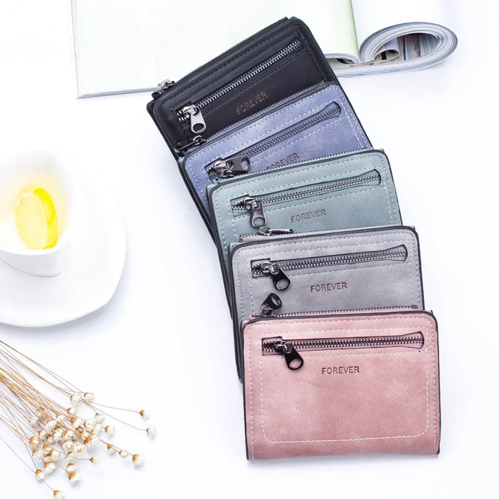 

Small Women's Wallet Clutch Bag Id Credit Card Holder Coin Purse Solid Carteira Mujer Ladies Slim Wallet Female Portomonee