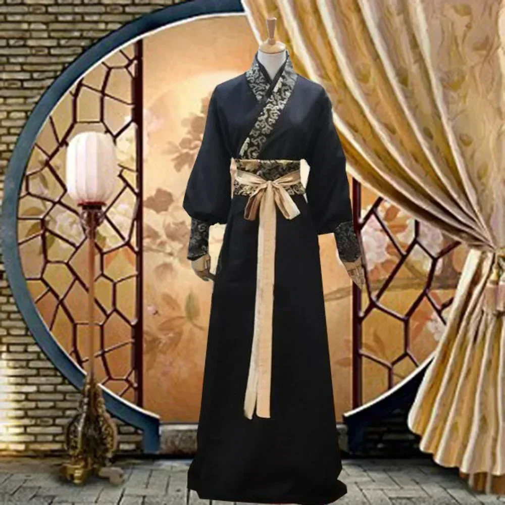 

New Hanfu Nationale Chinese Dans Kostuum Mannen Oude Cosplay Traditionele Chinese Kleding Voor Hanfu Kleding Dame Podium Jurk