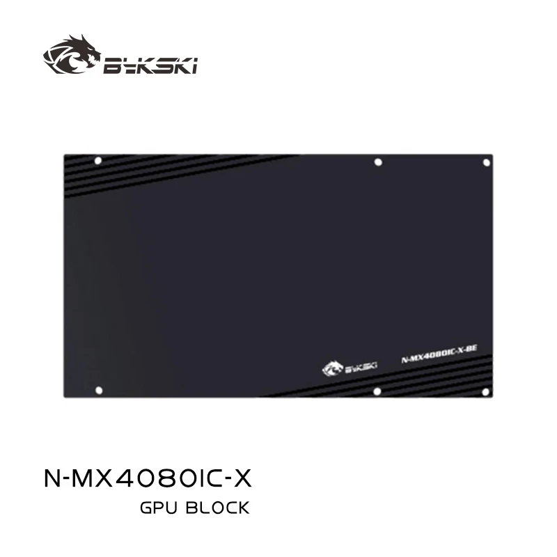 Bykski GPU Block for MAXSUN RTX 4080 ICraft OC 16G Graphics Video Card Water Cooling Radiator/Full Cover ARGB Light N-MX4080IC-X