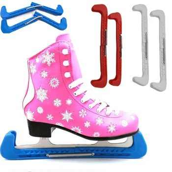1 Paar Figuurschaats Schoenhoes Ijsmes Beschermhoes Nylon Pvc Koudebestendige Verstelbare Anti-Slide Bladafdekking
