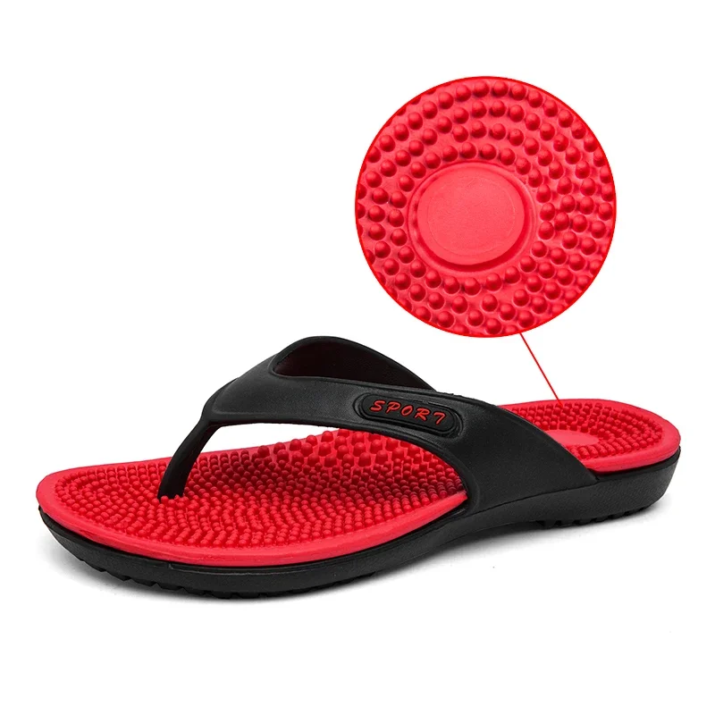 

Men Outdoor Slippers Summer Flip Flops Men's Beach Shoes Breathable Beach Aqua Water Shoes Sandals Size 40-46 Leisure slippers