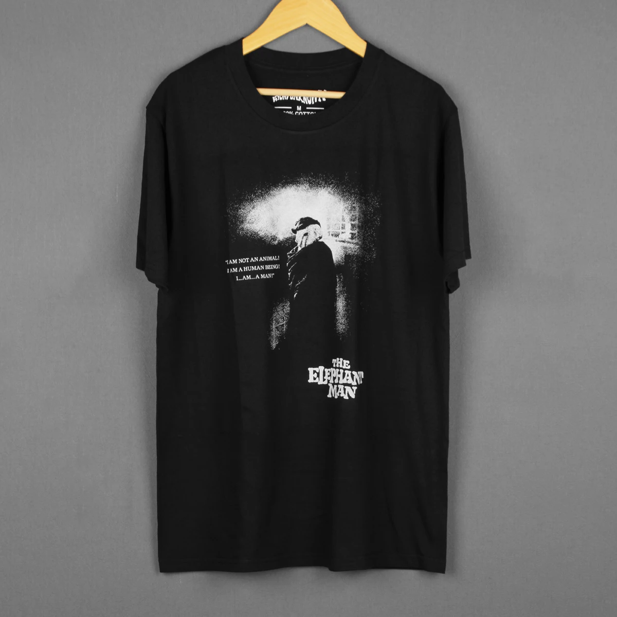 The Elephant Man T-Shirt David Lynch Mulholland Drive Eraserhead Black Tee Men's Clothing Short Sleeve Shirt