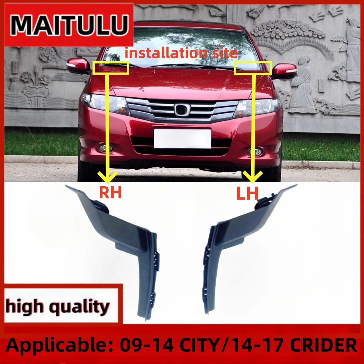 Крышка шарнира капота автомобиля Honda City 2009 2010 2011 2012 2013 2014 GM2 GM3 OEM: 74222-TM0-T00 74212-TM0-T00 CRIDER 14-17