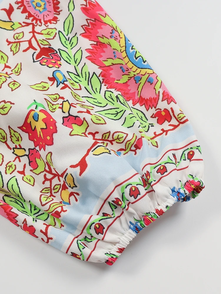 Novedad de verano de talla grande 2025, vestidos largos informales con cuello en V estampados para mujer, estilo informal para ir al trabajo a la moda