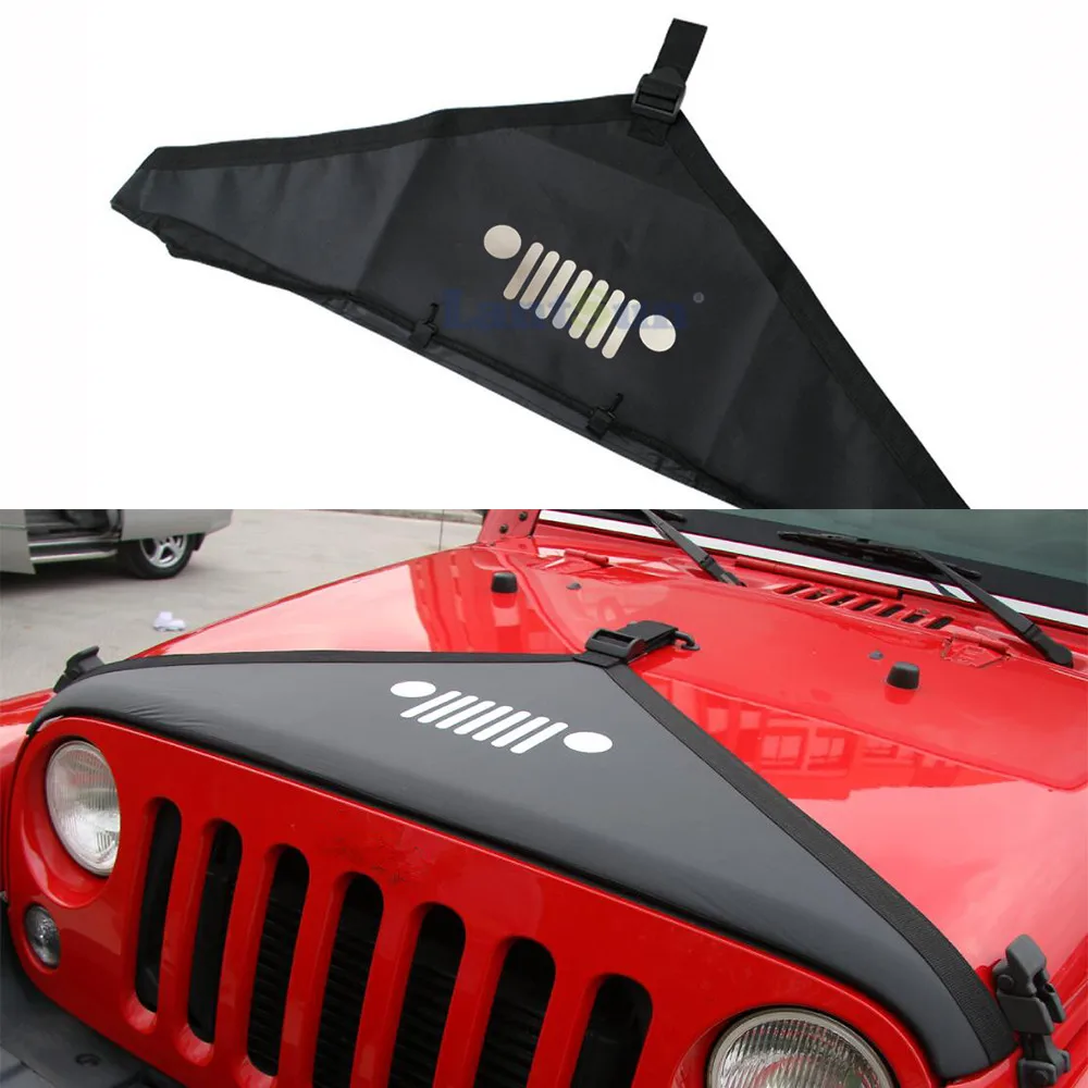 

Mesh Sun Shade Engine Hood Covers UV Protection for Jeep Wrangler JK LANTSUN J116-2