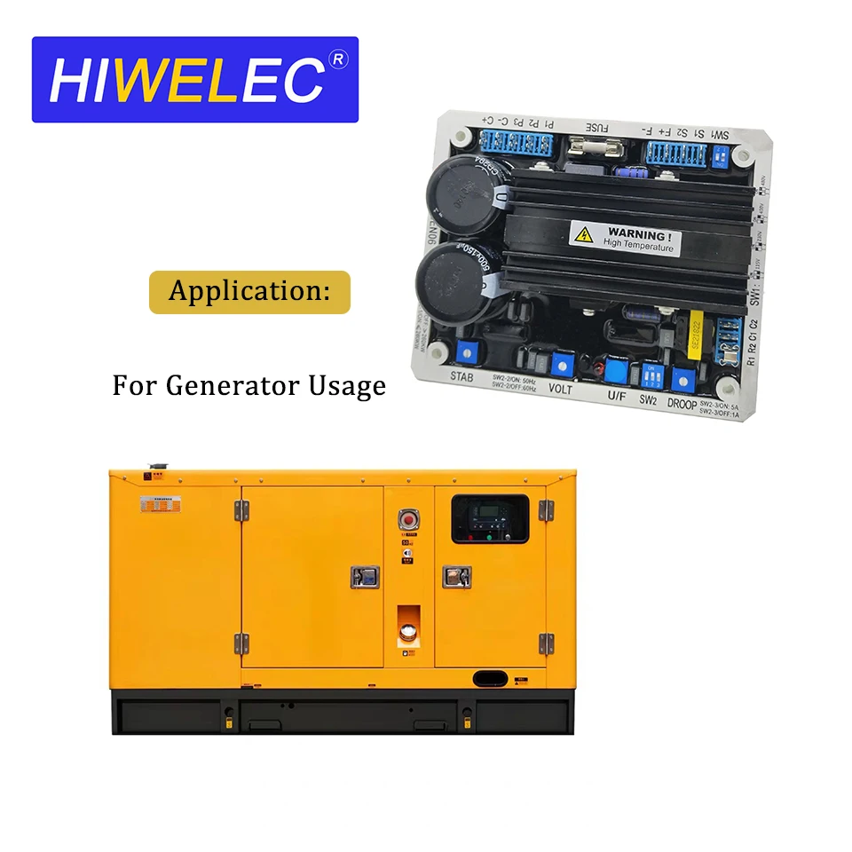 GEN06 ABB Automatic Voltage Regulator AVR Control Module Diesel Generator Set Stabilizer Electrical Generator Parts