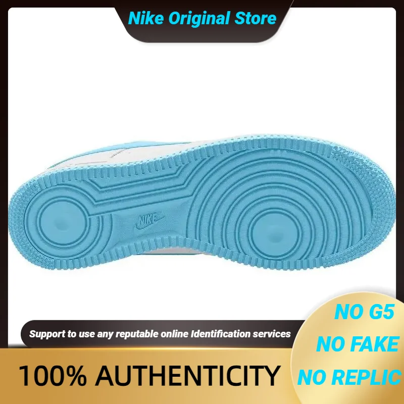 

Кроссовки Nike Air Force 1 Low '07, голубые, цвет белый