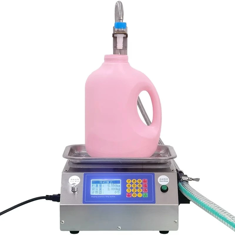 Digital Control Liquid Filling Machine Alcohol Drink Beverage Perfume Juice Milk Small Bottle Filler Large Flow Filling Machine