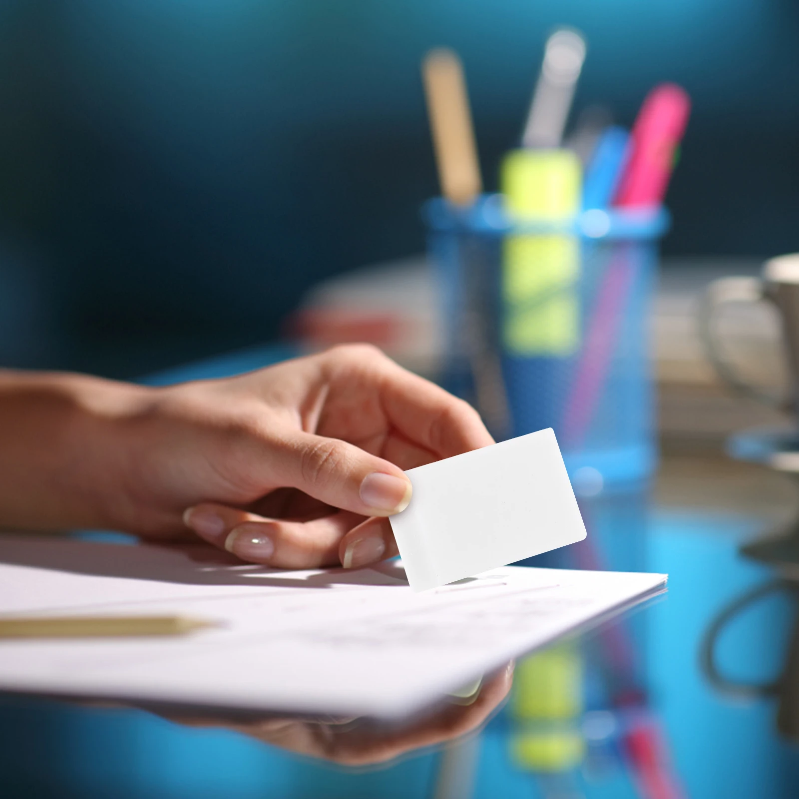 30 Pcs White Art Erasers for Drawing Sketching Office PVC Material Minimal Residue Artists Students