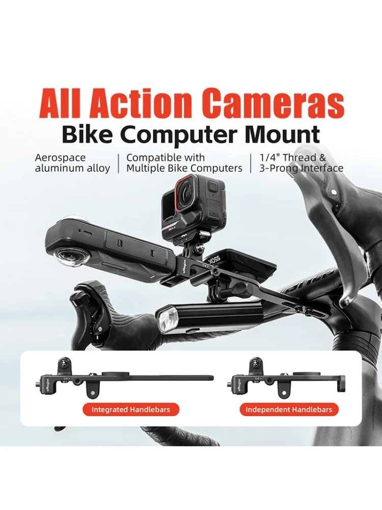 AliExpress SZKOSTON Bike Computer Mount Universal Lightweight Integrated Bike Extension Stand for Insta360 X6 DJI GoPro Camera Bicycle Accessories