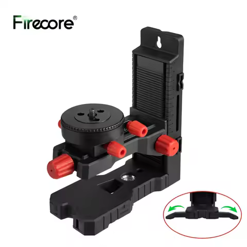 FIRECORE 360&deg; L-Magnetic Adjustable Bracket For Laser Level For Ceiling Grid Applications (FLM80A)