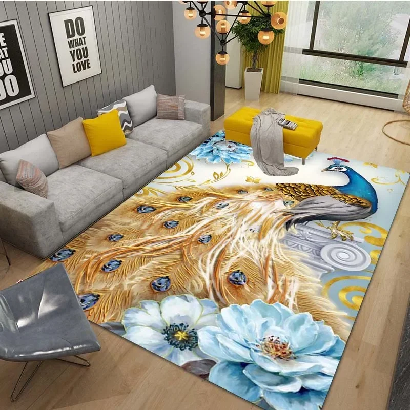 

15 Sizes Rugs Living Room Carpets Noble Style Non-slip Bedroom Rug Bathroom Doormat Birthday Gift Area Rug Room Decor Yoga Mats