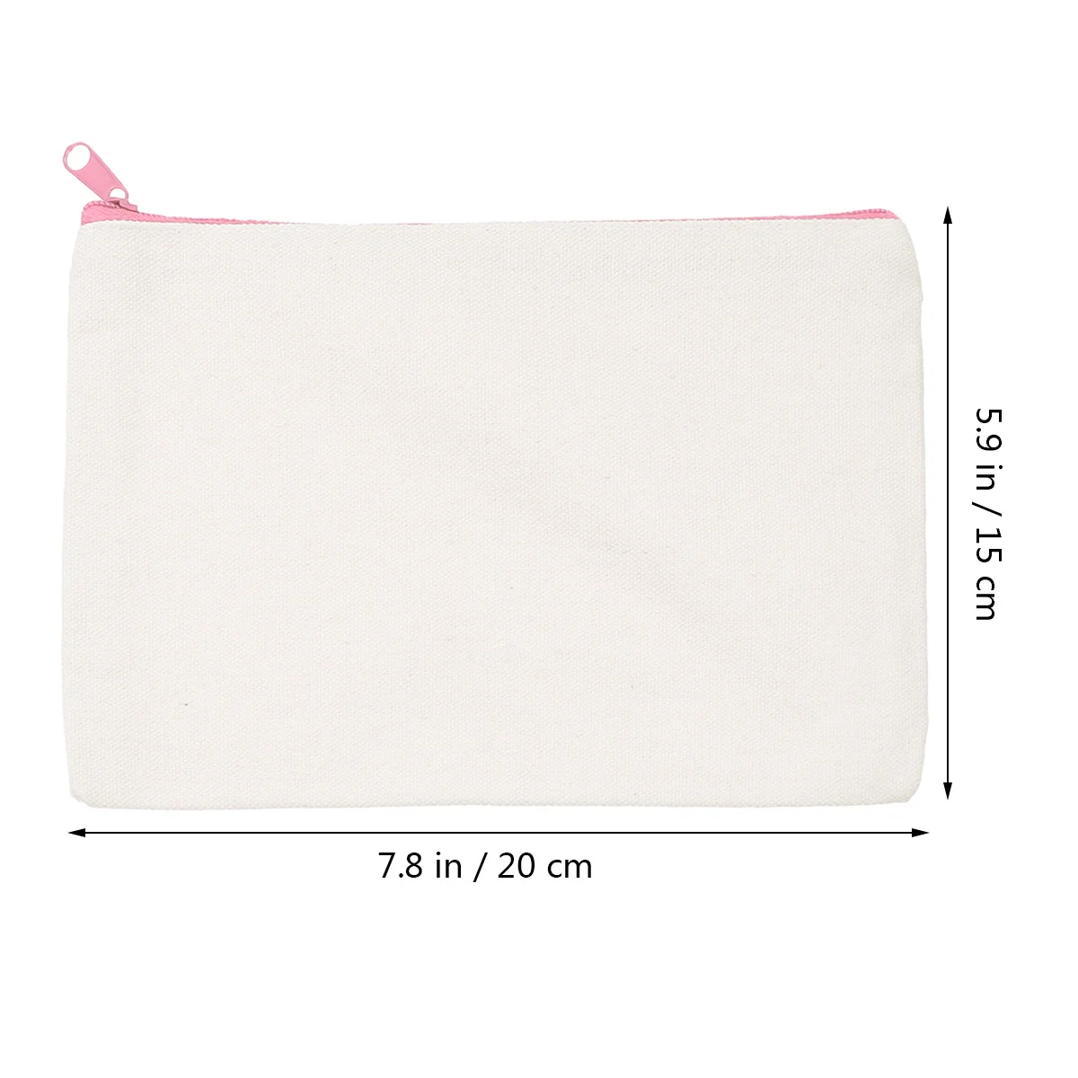 

12Pcs Canvas Pencil Bag Large Capacity Portable Pencil Case Pen Pouch Stationery Organizer School Office Supplies