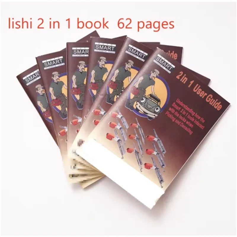 2026 new Lishi 2-in-1 Locksmith Tool User Manual Book Instruction Guide for Automotive Locks And Keys