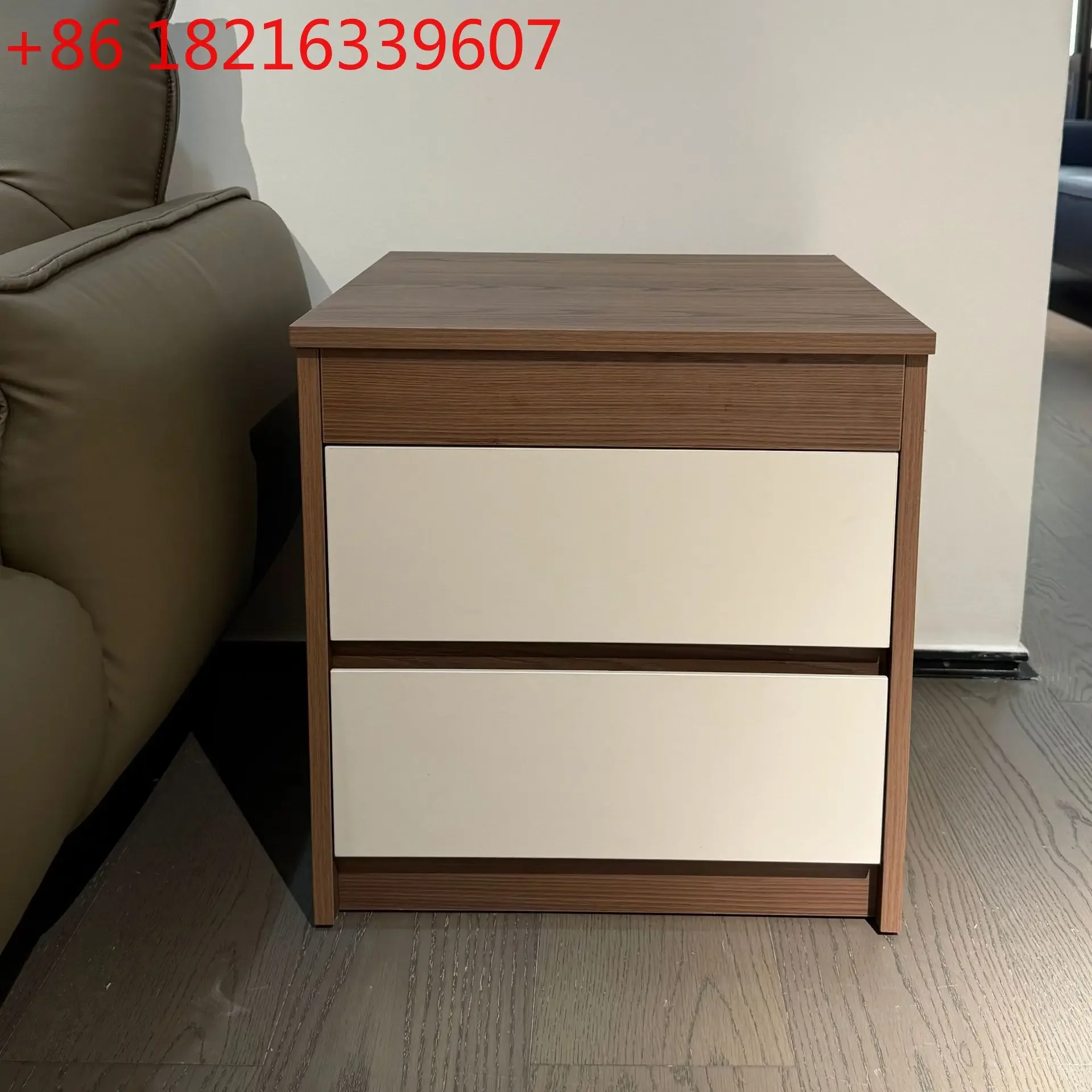 YAO simple hidden compartment bedside table multi-function private money swipe card lock storage dark layer hidden type