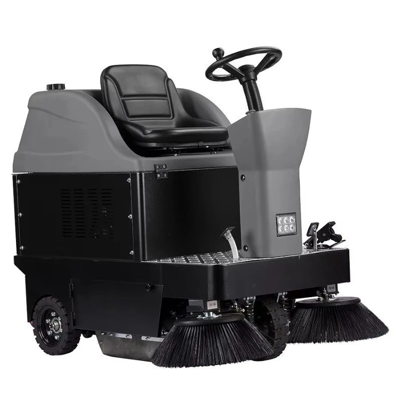 Ride On Electric Floor Sweeper With 1400mm Extra Wide Sweeping Path For Fast Cleaning Of Large Areas Commercial Sweeping Tool