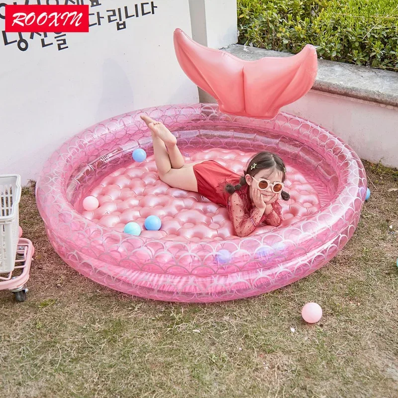 

ROOXIN Kids Baby Inflatable Swimming Pool Toys Outdoor Paddling Pool Infant Pool Round Children Swim Ring Water Play Equipment