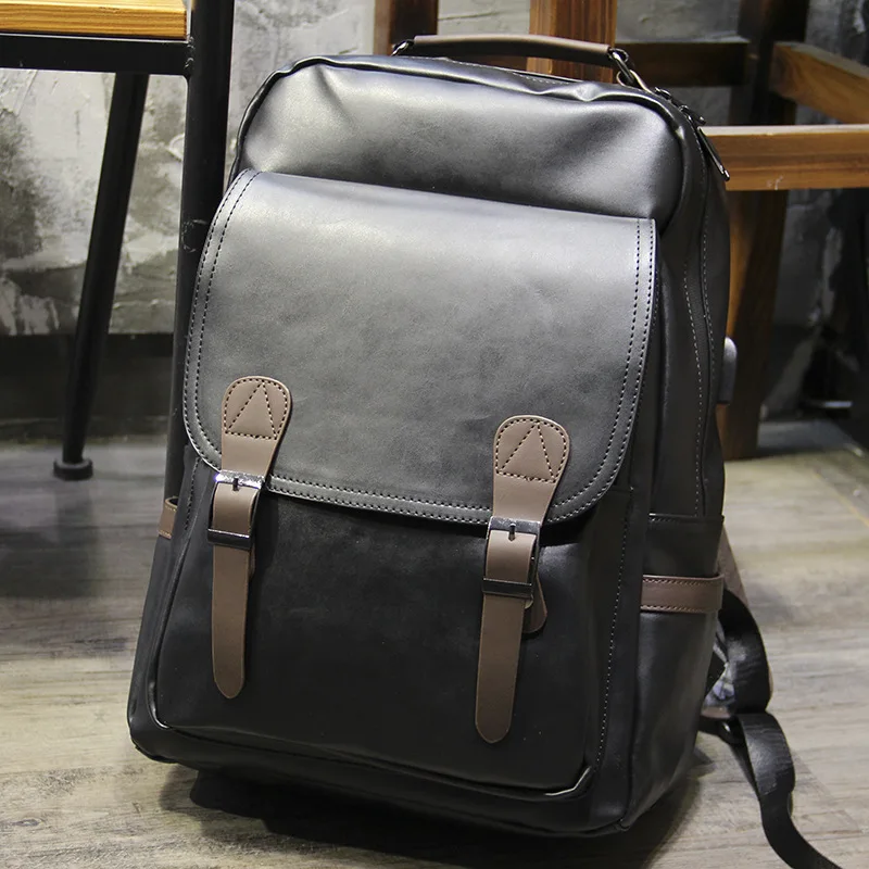 

New Style Fashionable Double-shoulder Bag, USB Charging E-commerce Computer Bag, Large Capacity Commuter and Travel Backpack