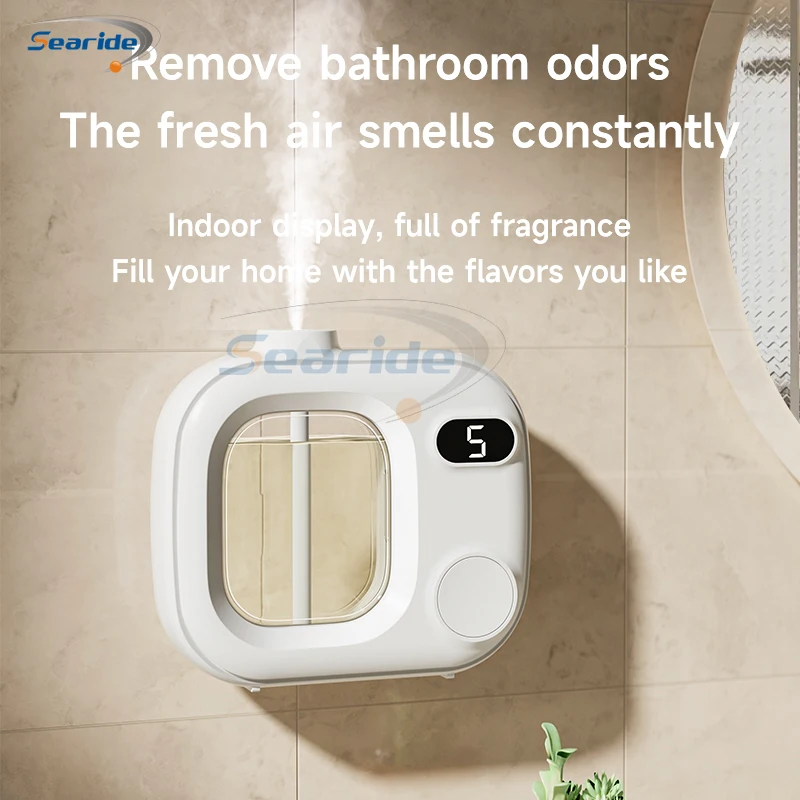 

Searide Aromatherapy Machine Automatic Fragrance Spraying Bathroom Deodorization 50ML Essential Oil For Home Bedroom Toilet