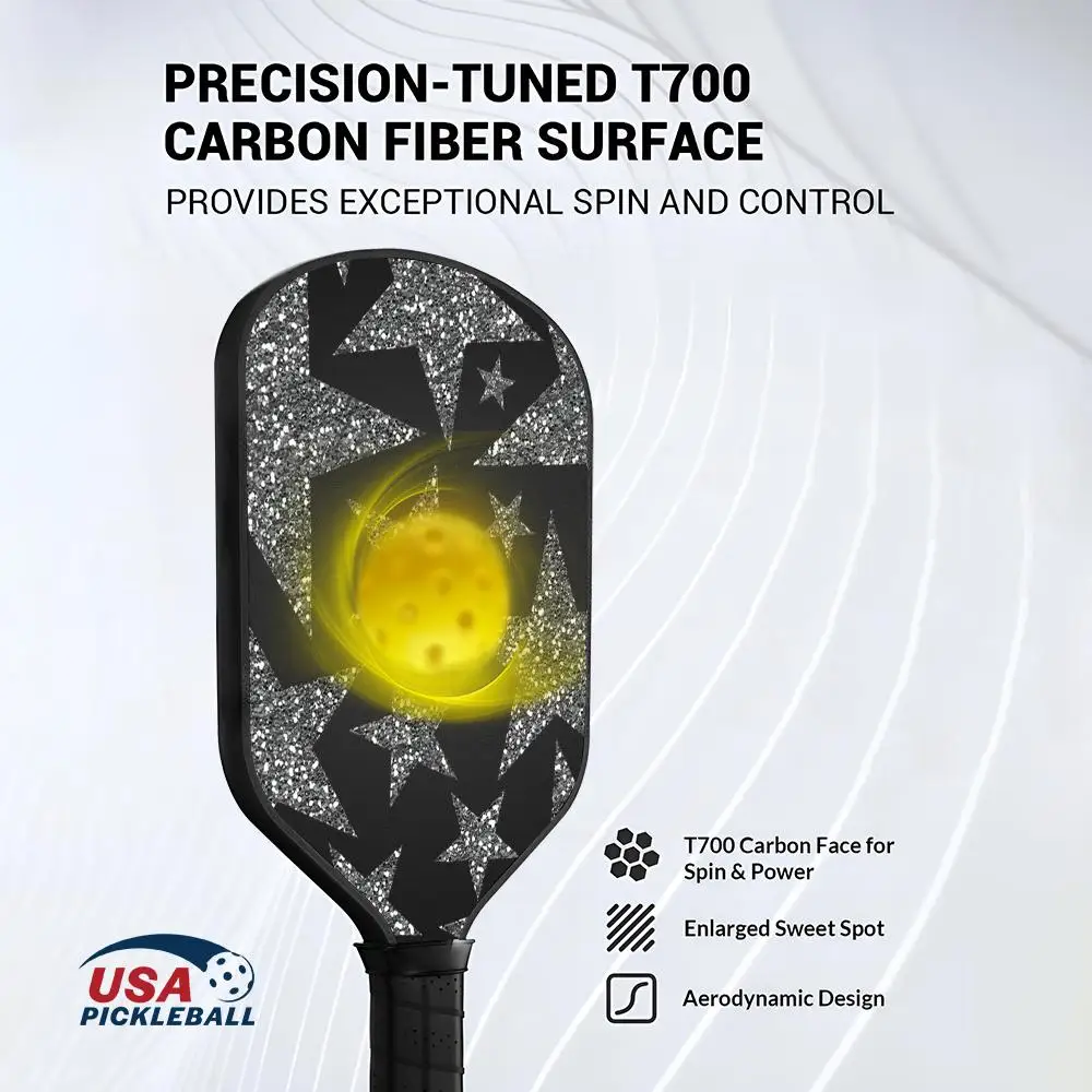 مجموعة مجداف كرة البيسبول المعتمدة من USAPA T700 من ألياف الكربون Unibody الحرارية مع طاقة أساسية على شكل قرص العسل 16 مم ودبوس عصري راقي #3