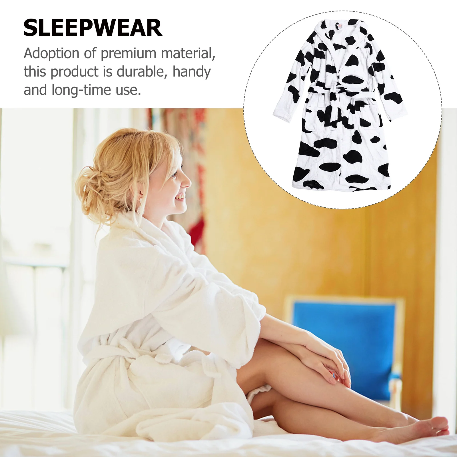 

1Pcs Coral Fleece Nightgown Warm Comfortable Sleepwear Long Sleeve Soft Night Robes Women Girls Autumn Winter Sleepwear